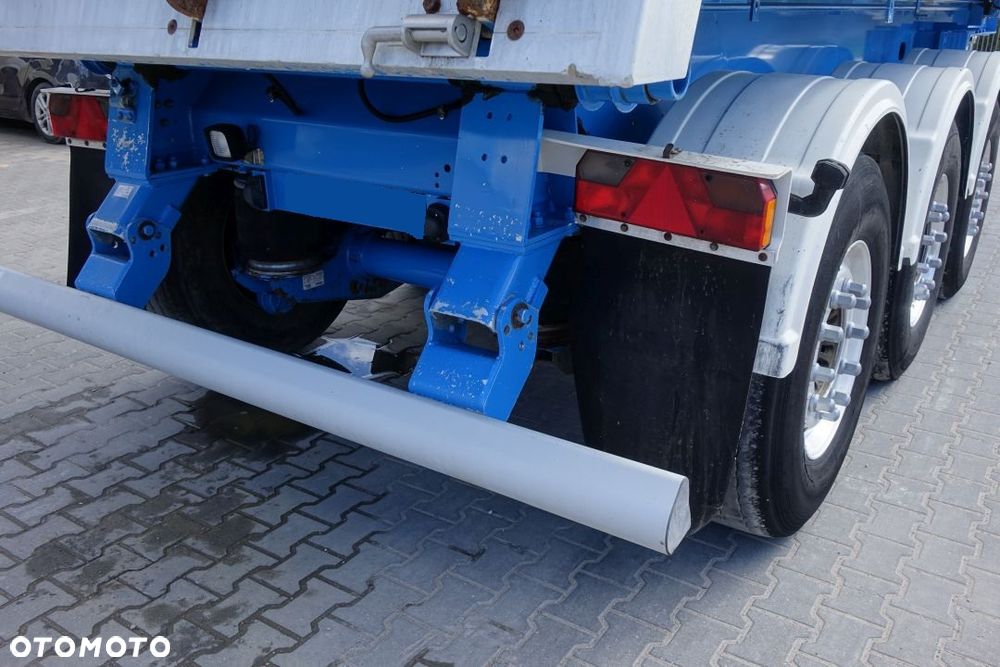 Stas WYWROTKA 26,5m3 / ALUMINIOWA /OSIE SAF /OŚ PODNOSZONA / ALUMINIOWE FELGI / SZYBER ZBOŻOWY / PLANDEKA - 25