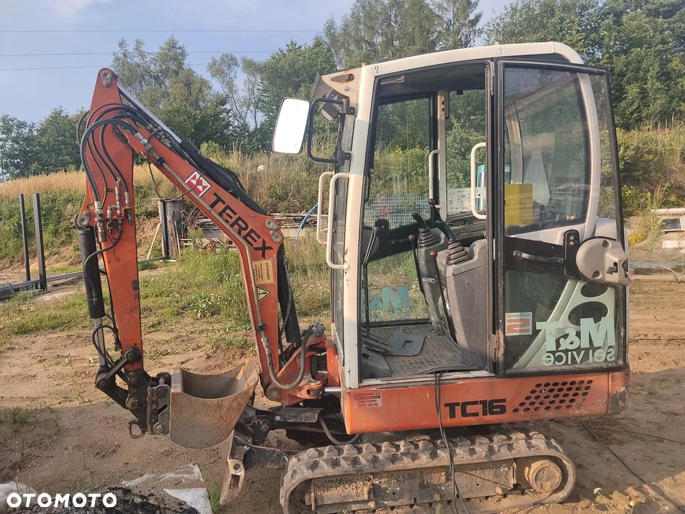 Bobcat Mini koparka Terex tc16 2011 rok 220 motogodzin - 6