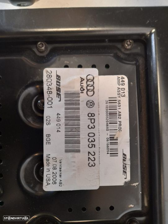 SISTEMA SOM BOSE 8E0035456C 8P0862335H 8P3035382A AUDI A3 8P SLINE S-LINE S LINE - 9