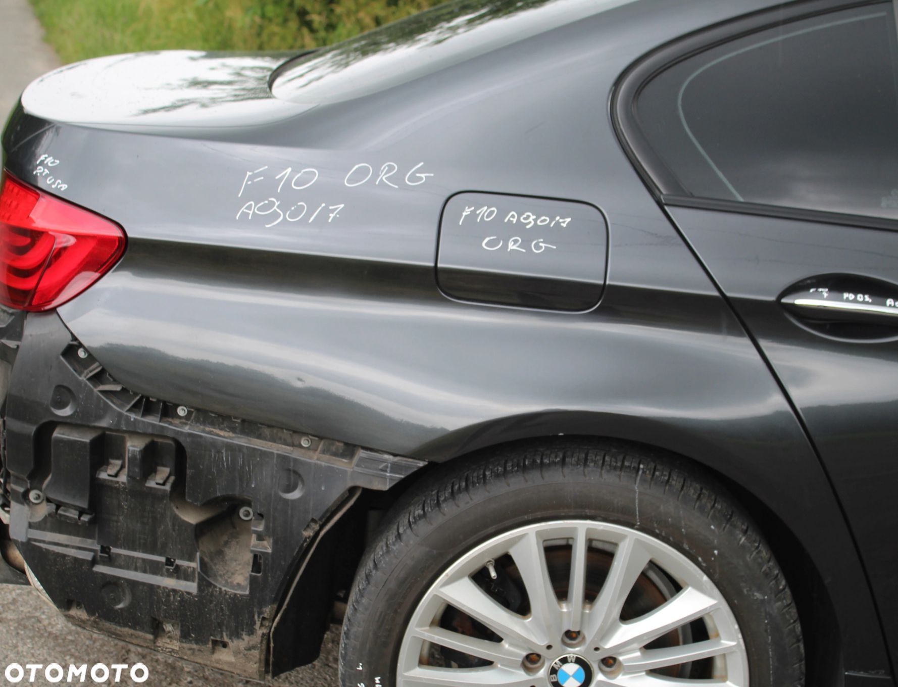 ĆWIARTKA BŁOTNIK PRAWY TYŁ BMW F10 SEDAN A90 SOPHISTOGRAU ORG LAKIER - 1