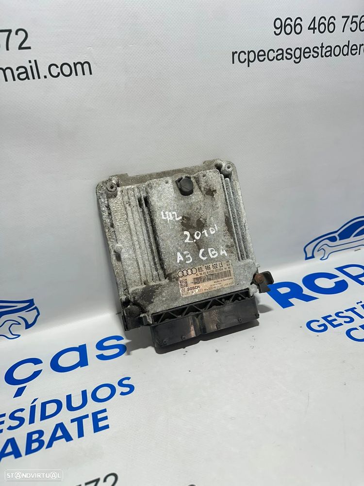 .Centralina Motor Original Bosch VAG Audi A3 8P CBA CBAB 2.0 TDi 03L906022LS 0281015823 EDC17CP14 2008 - 2012 - 2