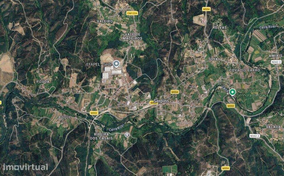 Terreno 6.253 m2 | limite com o Rio Ceira | Serpins, Lousã - Grande imagem: 2/25