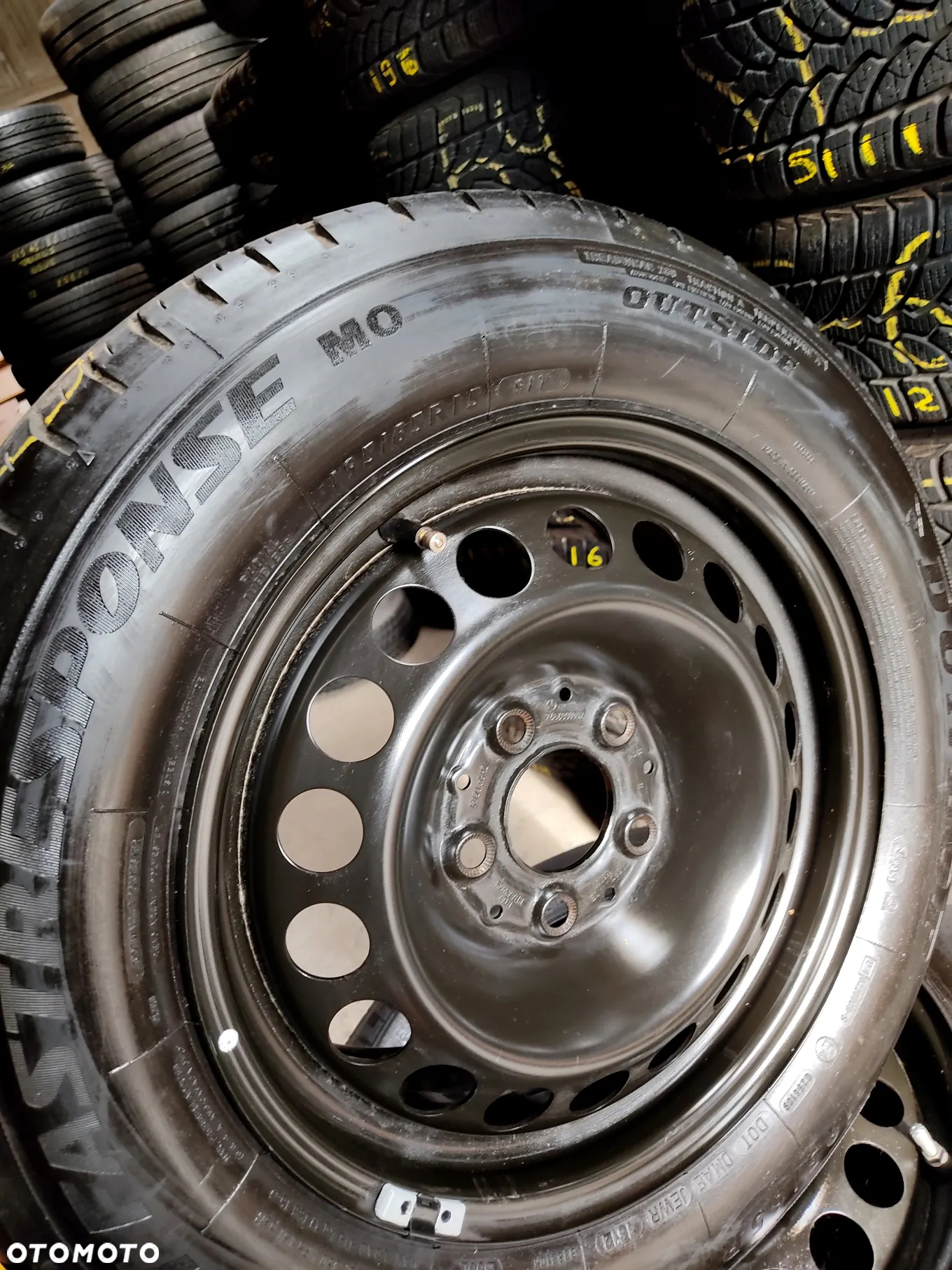 195/65R15 Opony Letnie Lato DUNLOP SP SPORT FASTRESPONSE MO 5x112 Felgi Stalowe STAL 15 Koła Mercedes A W176 B W246 CLA C117 KLASA W169 W245 195/65 5-6mm - 15
