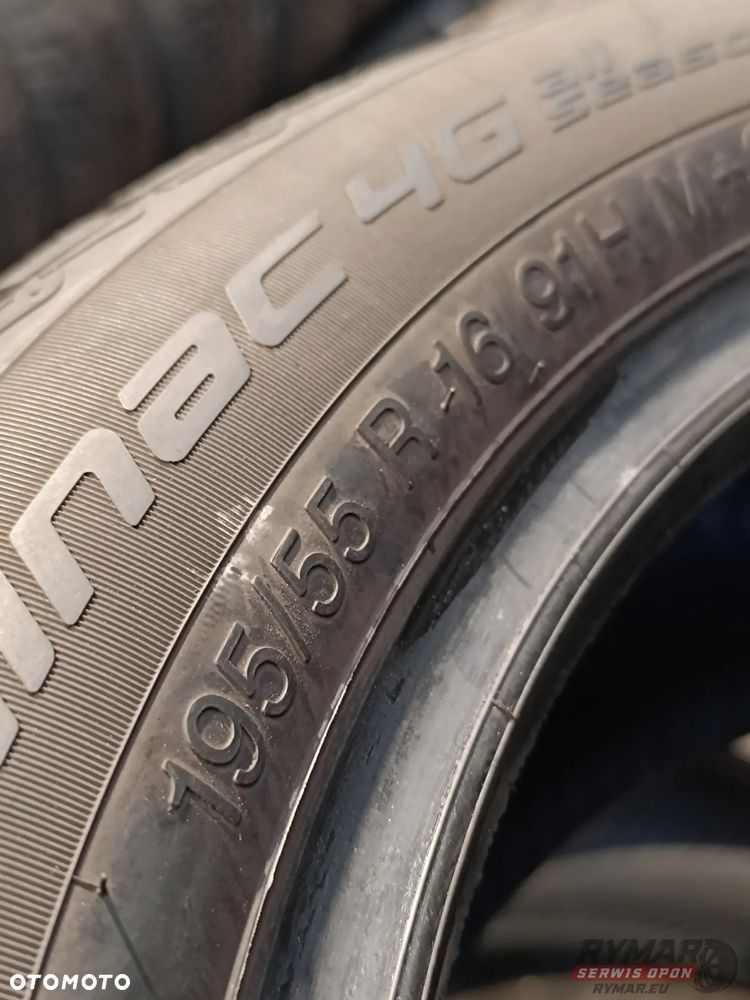 ŚLĄSK 4 X CAŁOROCZNE 195/55R16 91H APOLLO ALNAC 4G ALL SEASON KOMPLET - 8