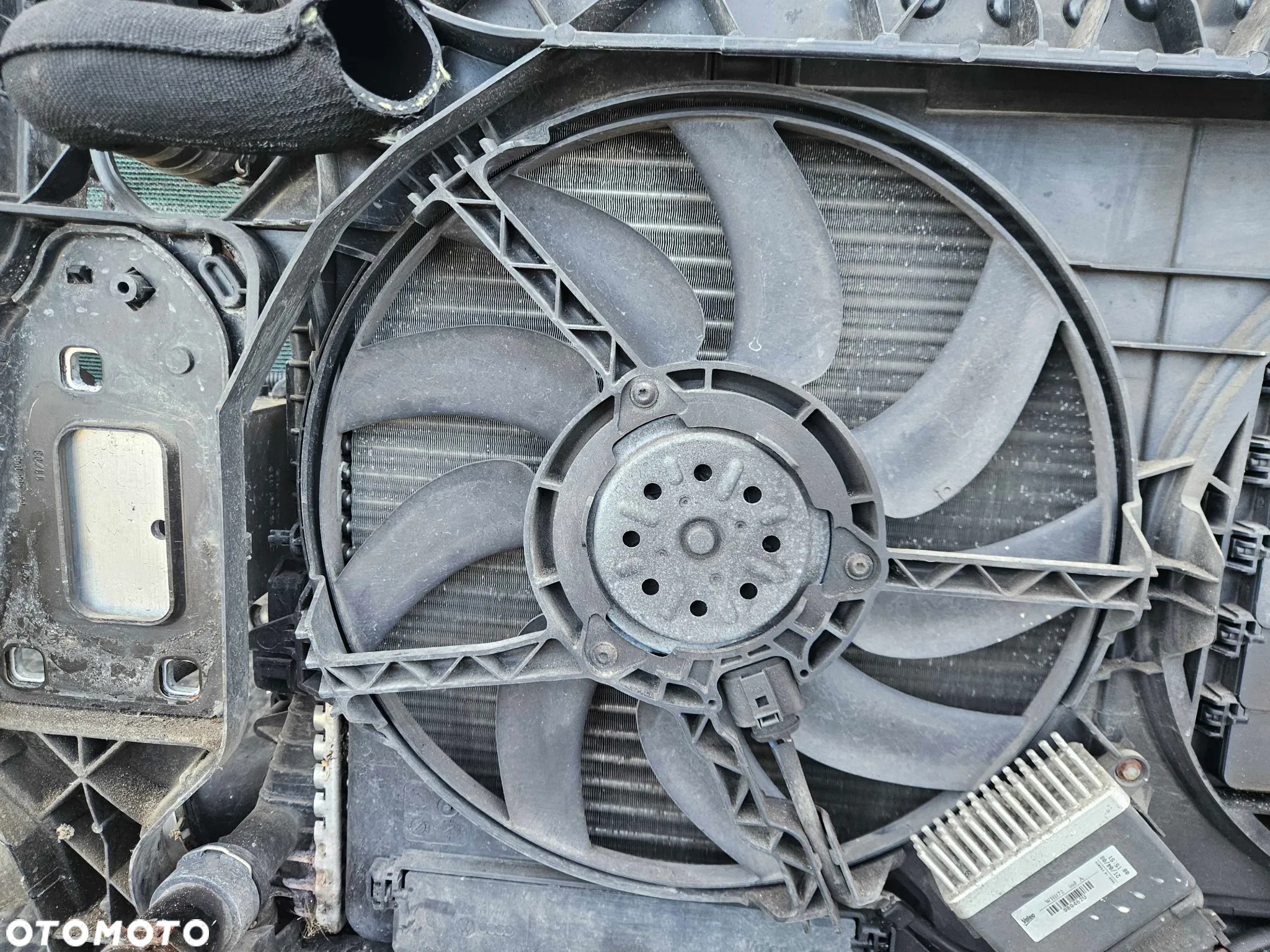 Pas Przedni Wzmocnienie Czołowe Belka Zderzaka Chłodnice Intercooler Wentylator 1.8 2.0 TFSI 2.0 TDI AUDI A4 B8 - 32