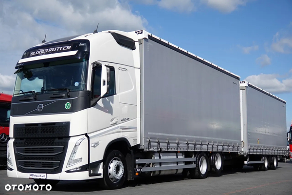Volvo FH 460 / ZESTAW TANDEM  / 120 M3 / CAŁY NA PODUSZKACH / 2022 R / PO ZŁOTYM KONTRAKCIE SERWISOWYM
