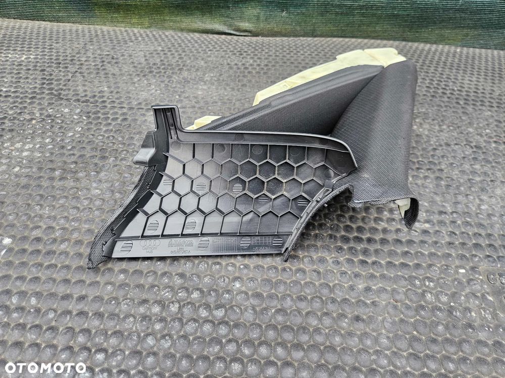 Osłona Poszycie Słupka C D Czarna S-line Tapicerka Podsufitki AUDI A4 B8 Sedan - 3
