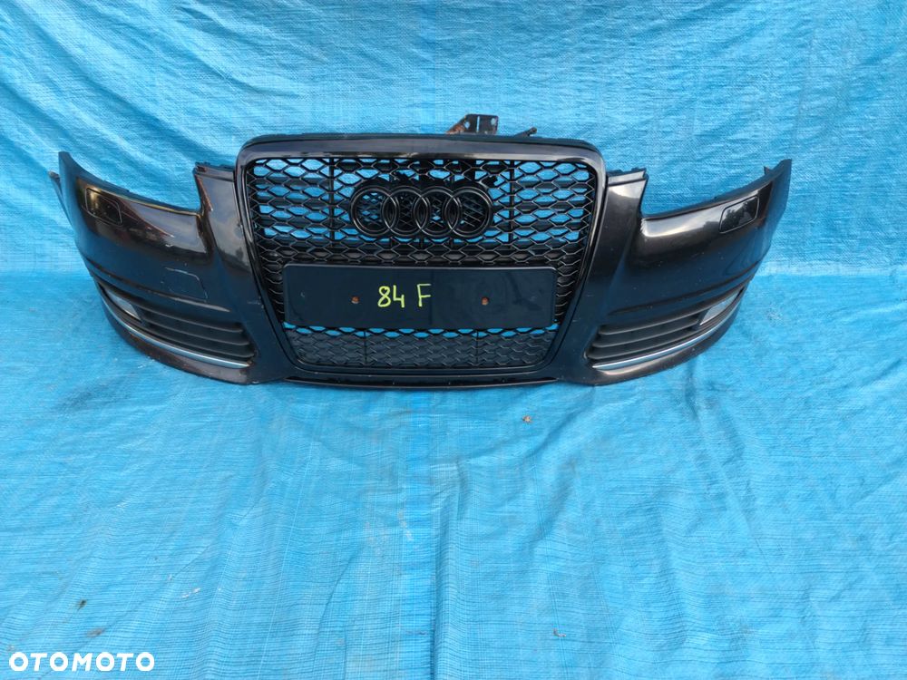 84F Zderzak Przód Przedni AUDI A6 C6 LIFT FL SLINE s-line spryski xenon - 2