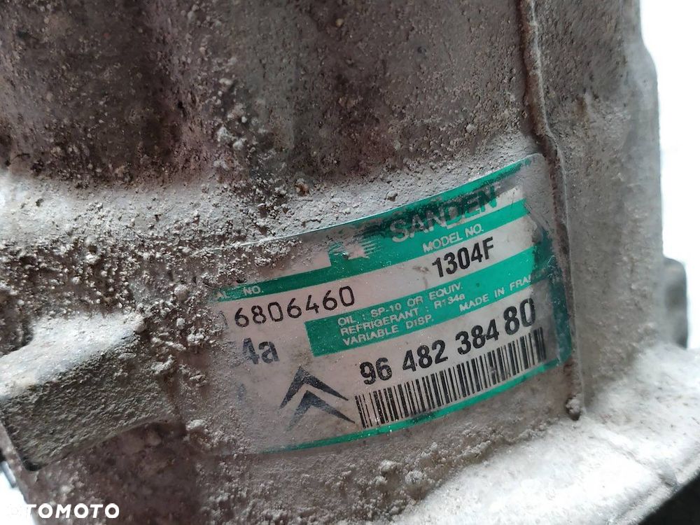 POMPA, SPRĘŻARKA KLIMATYZACJI PEUGEOT 407 9648238480 1.6 HDI - 3