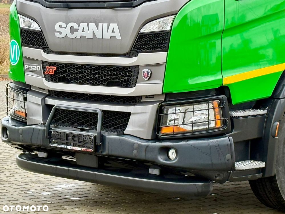 Scania P320 / PLATFORMA / NOWY / 5 TYŚ KM / SYPIALKA / 2023 ROK / CAŁA NA PODUSZKACH / 7.7 M DŁUGOŚCI / LAWETA / DO PRZEWOZU MASZYN ROLNICZYCH ITP - 21