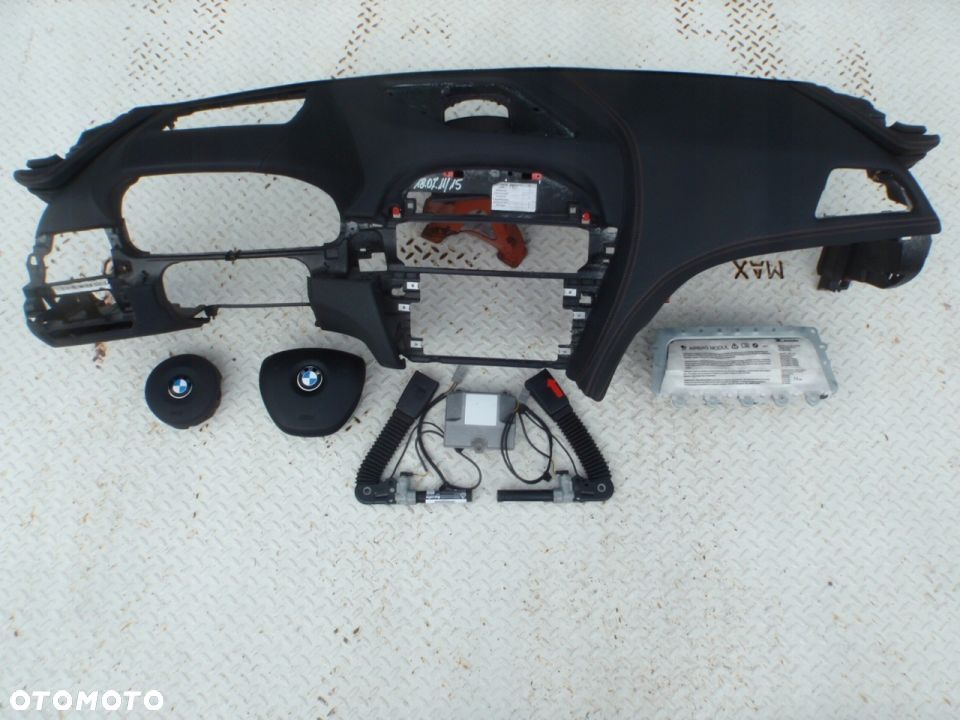 BMW 6 F06F12F13 DESKA KONSOLA AIRBAG SKÓRA NAPRAWA - 10