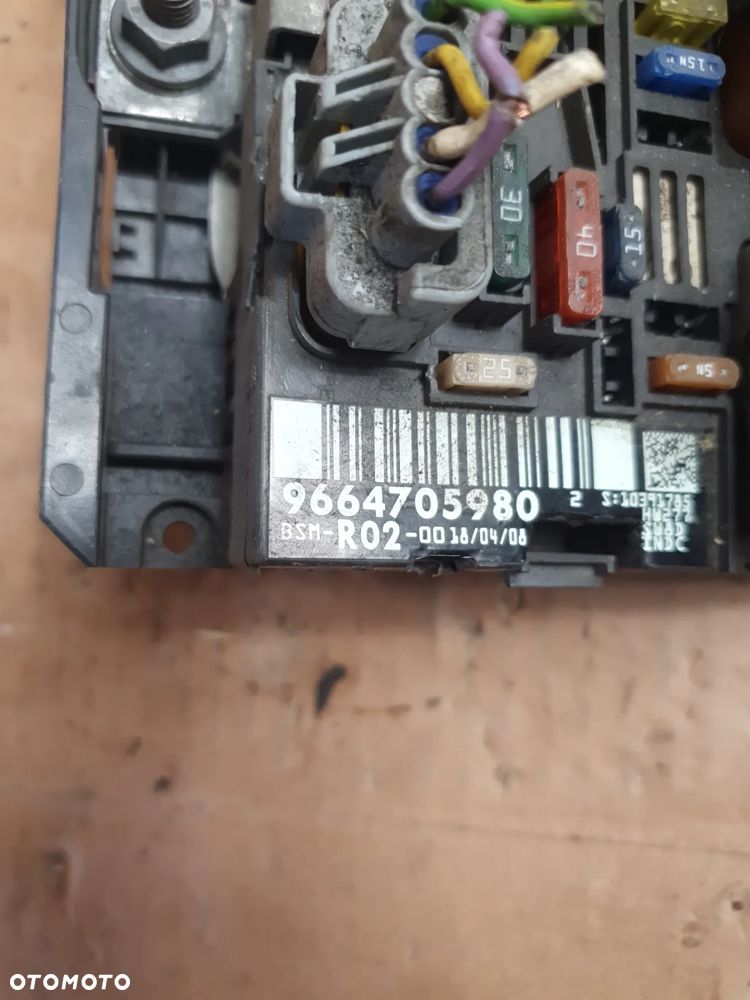 CITROEN C5 III MODUŁ BSM R02 9664705980 - 4