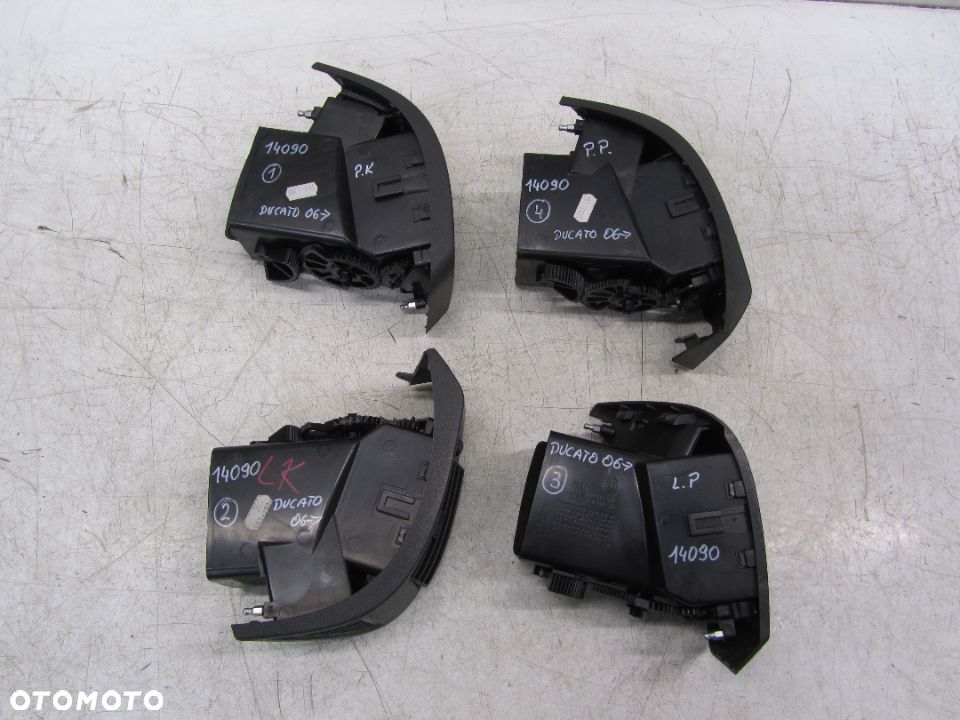 fiat ducato 06-> eu kratki nawiewu 4szt - 1