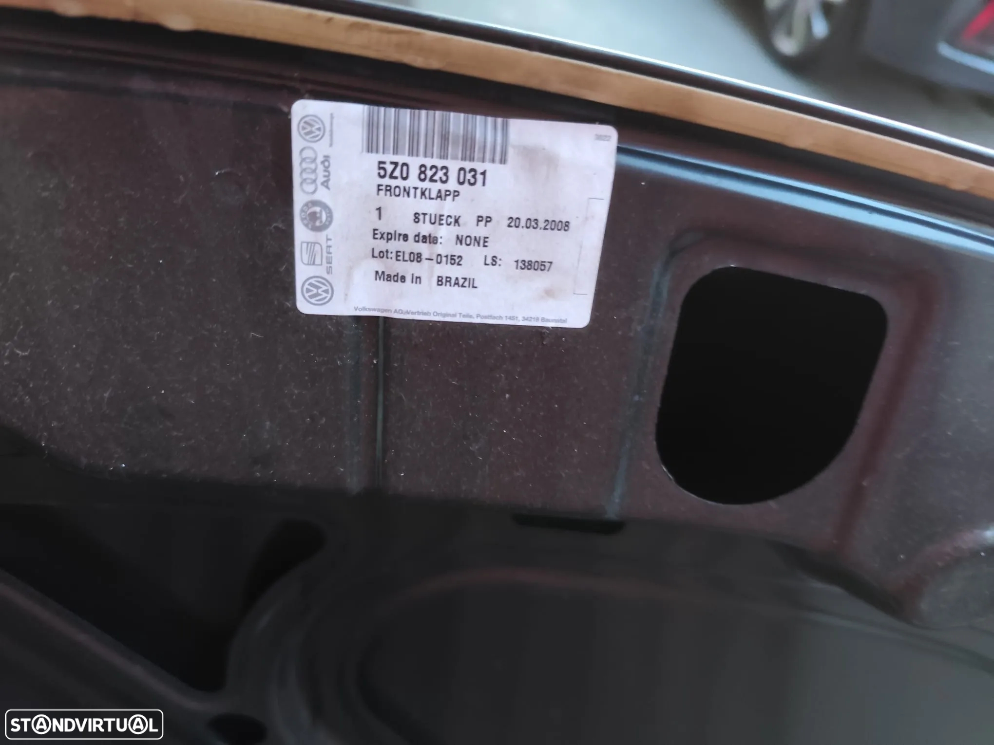 VW FOX 2005 CAPOT - C050 - 6