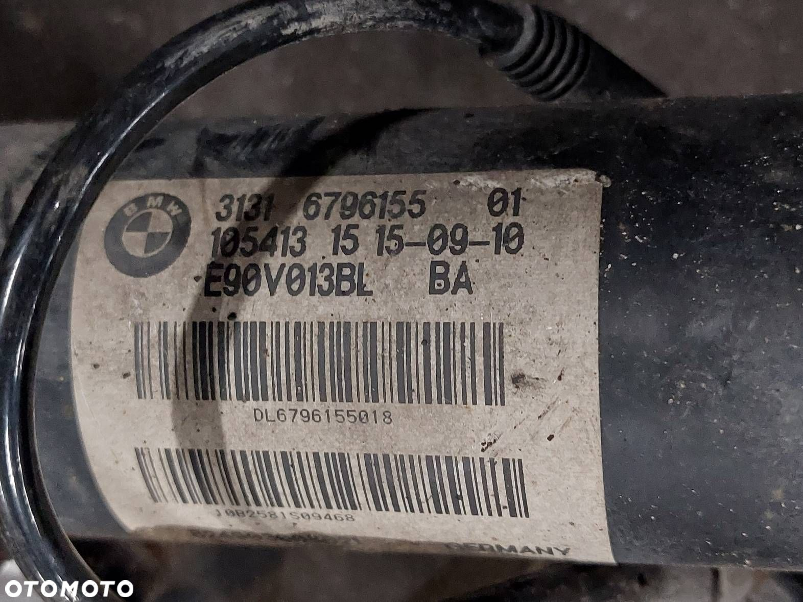 AMORTYZATOR SPRĘŻYNA ZWROTNICA LEWY PRZÓD BMW E90 320d 2.0 D 6796155 - 8