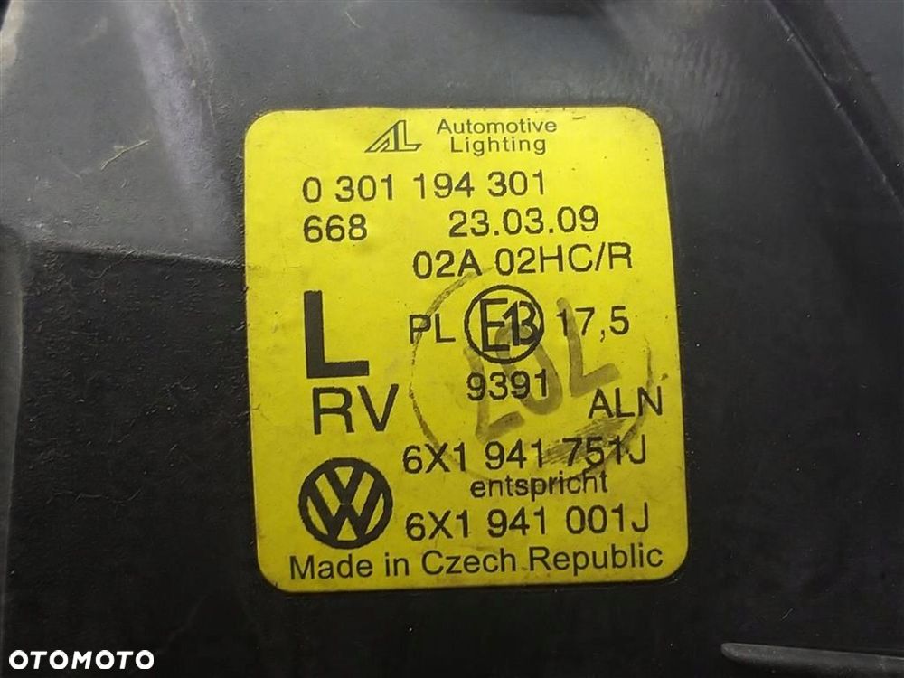 Reflektor lampa przód lewa VW Lupo 1998-2005 0301194301 6X1941751J ORYGINAŁ - 4