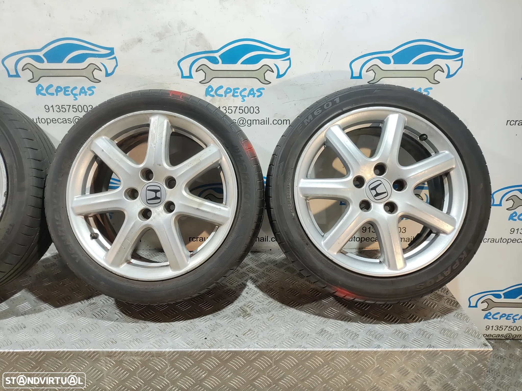 Conjunto Jantes 17 Originais Honda Civic 8 VIII FK 7J ET55 5x114,3J - 5