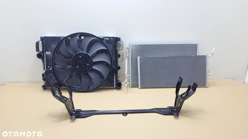 MERCEDES S-KLASA W221 CL W216 4.7 5.5 CHŁODNICA WODY KLIMATYZACJI WENTYLATOR 850 WAT NOWE - 1