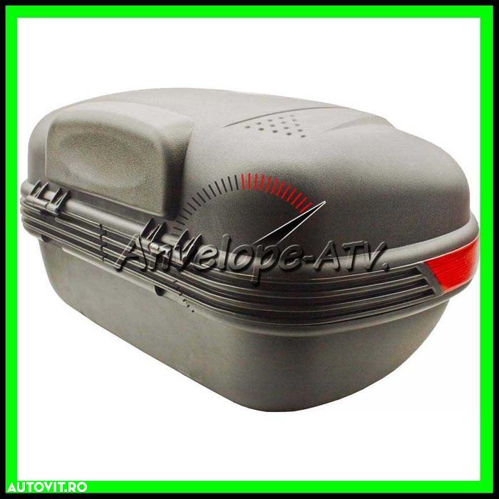Cutie Portbagaj Topcase MOTO ATV pt Casca cu Placa Metalica 44L - 1