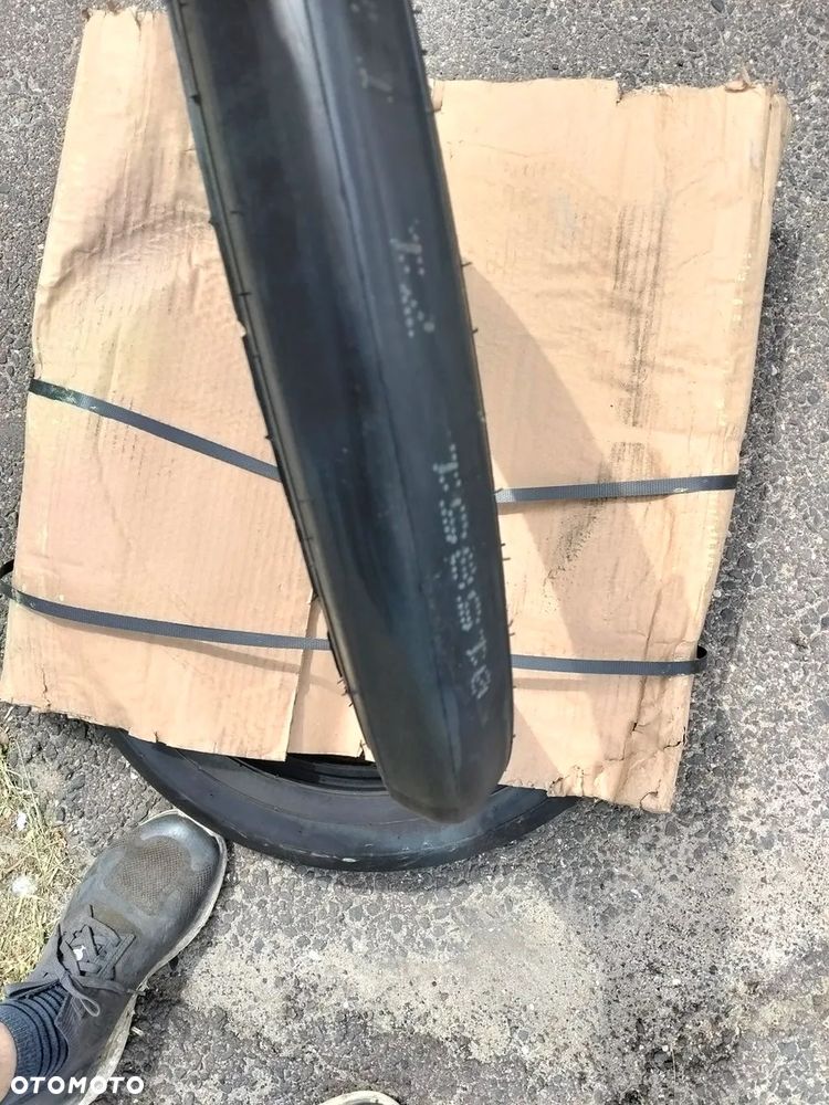 Opona półpneumatyczna 580x74x15 mm pełna gładka rolnicza  nowa dosiewkowa siewnika dogniatajaca - 5