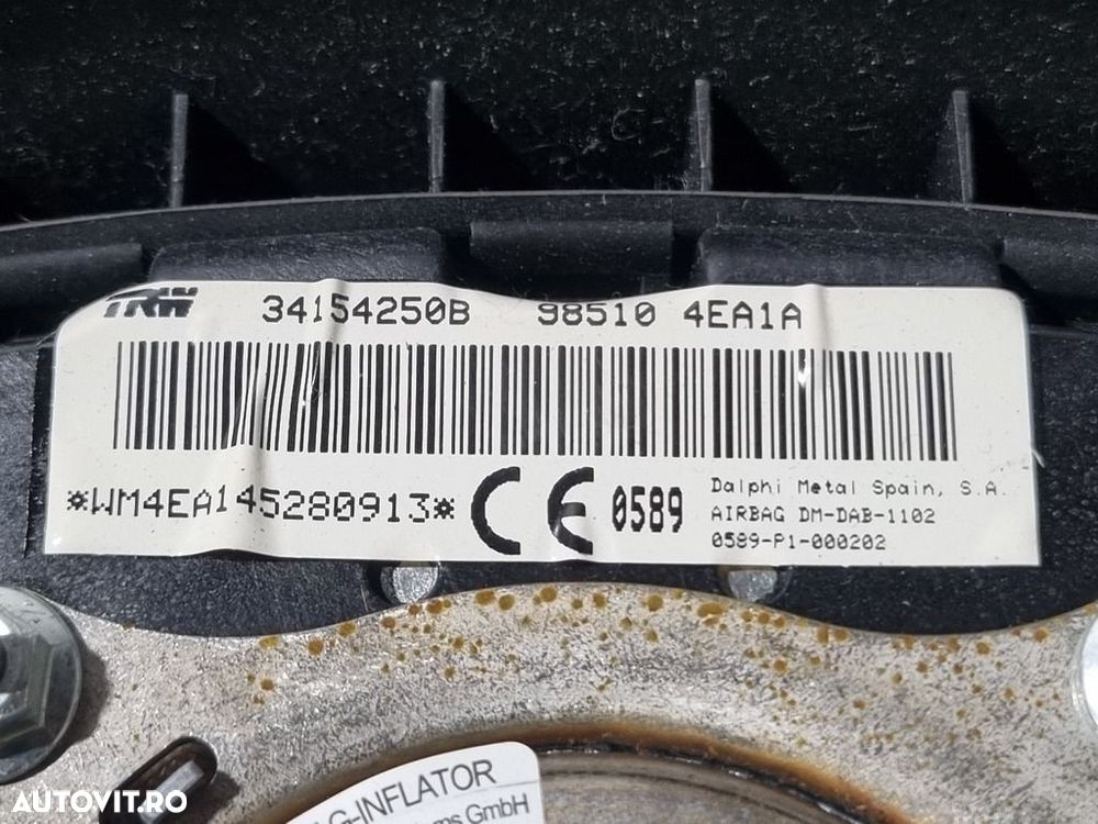 Airbag volan Nissan Qashqai J11 2013 - 2017 (1510) 985104EA1A - 3