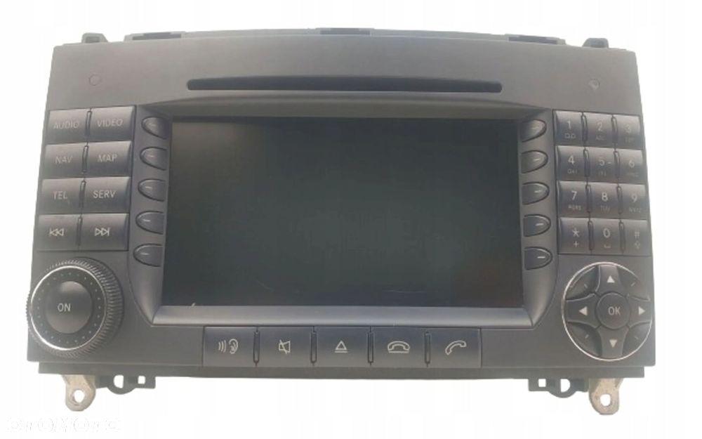 mercedes a w169 b w245 radio cd nawigacja comand ntg2 - 1