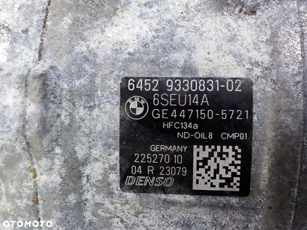 SPRĘŻARKA KLIMATYZACJI BMW X3 E83 447150-5721 - 5