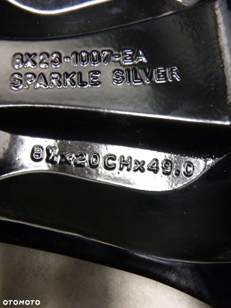 JAGUAR XF XFR XJ XK XKR 9,5X20 8,5X20 ORYGINALNE FELGI ALUMINIOWE R20 ET66 ET49 5x108 SUPERCHARGED DEKIELKI KOMPLET ORYGINAŁ - 15