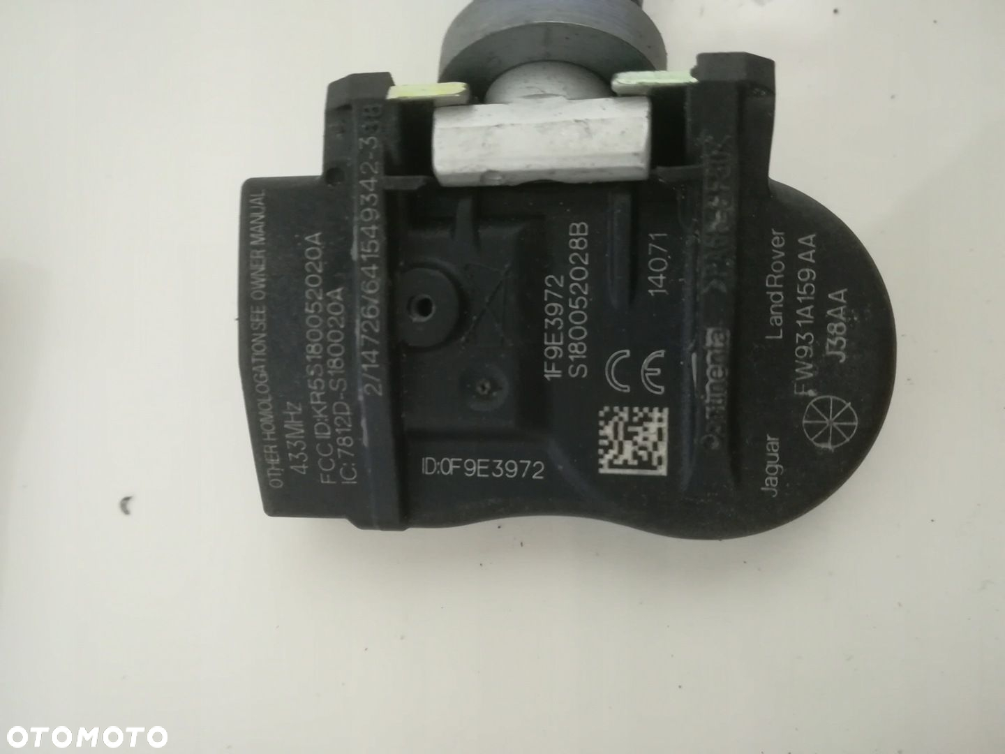 JAGUAR F-TYPE X152 XE X760 XF X260 X250 LAND ROVER DISCOVERY IV L319 SPORT L550 FREELANDER L359 RANGE ROVER EVOQUE L538 SPORT L320 VOGUE L322 CZUJNIK CIŚNIENIA OPON TPMS 433 KOMPLET 4 SZTUKI ORYGINAŁ - 8
