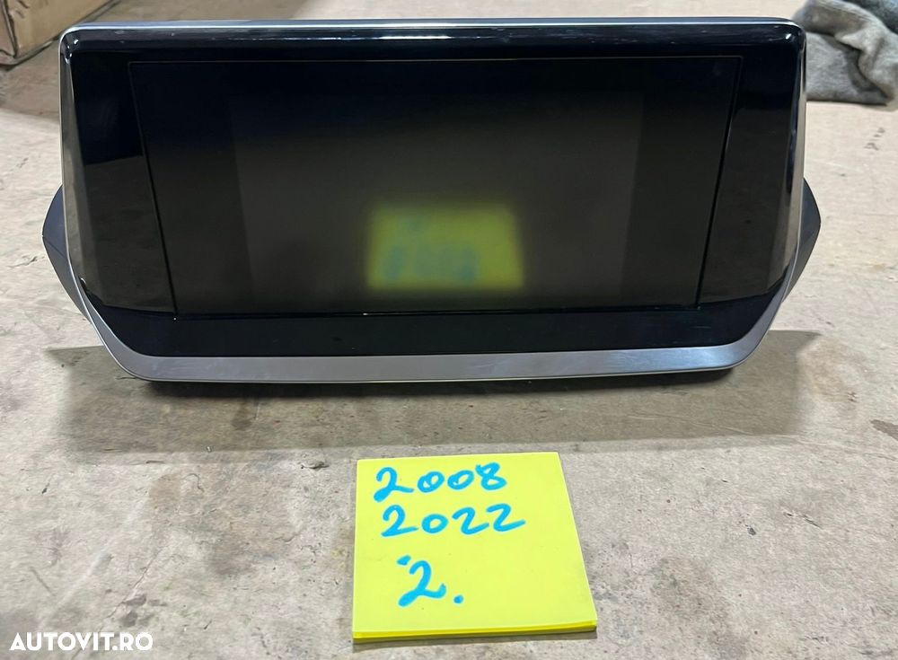 Display PEUGEOT 208, 2008 an 2019-2023 cod 9838129680 - 1