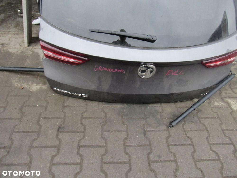 KLAPA BAGAŻNIKA Opel GRANDLAND X 2017 TYŁ EVLC - 2