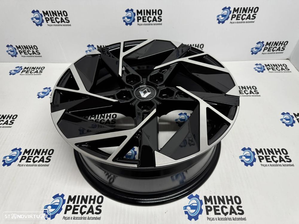 Jantes Look Renault Megane 2025 em 17 (5x114.3) Preto e Polido - 7