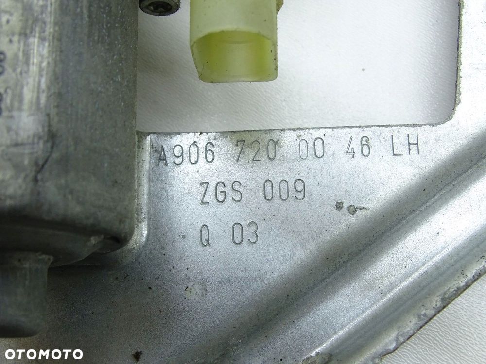 PODNOŚNIK MECHANIZM SZYBY LEWY PRZÓD MERCEDES SPRINTER W906 A9067200046 - 8