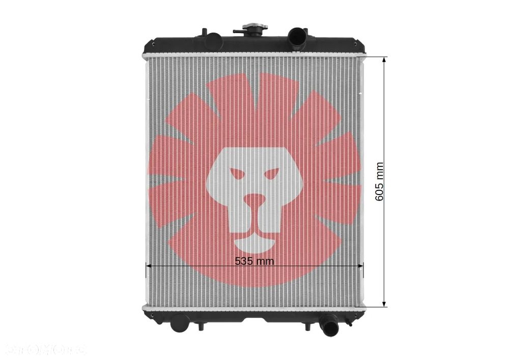 NOWA CHŁODNICA WODY KUBOTA KX185 - 3