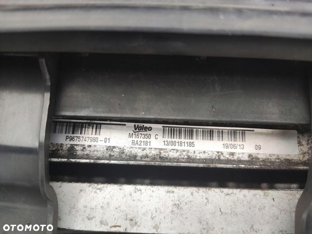 KOMPLET CHŁODNIC WENTYLATOR CITROEN C4 PICASSO II 1.6 E-HDI 2013-2016 - 9