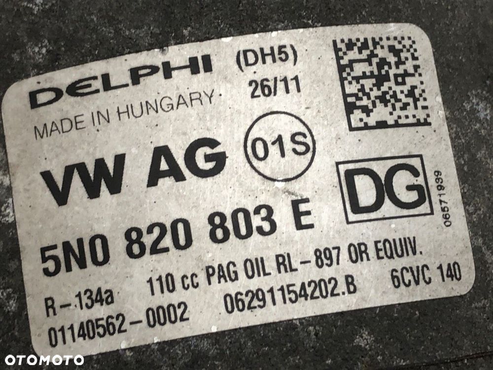 SPRĘŻARKA KLIMATYZACJI - 329.00 PLN - SEAT IBIZA IV (6J5, 6P1) 2008 - 2017 1.2 TDI 55 kW [75 KM] - 4