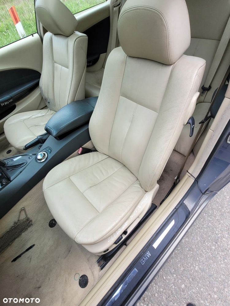 FOTEL LEWY PRZÓD PRZEDNI BMW E63 E64 DAKOTA CREAMBEIGE