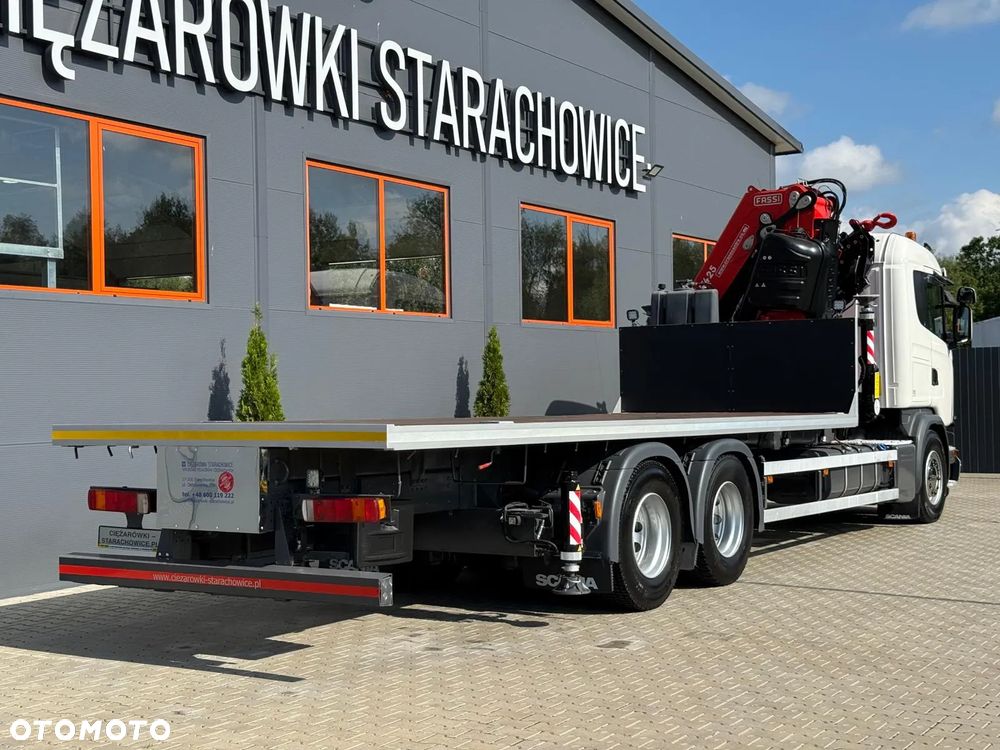 Scania Scania SCANIA G 320 // 6x2 6x4 // platforma z żurawiem FASSI F425RA.2.24 - 12