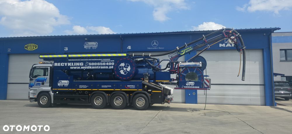 MAN TGS 35.500 KROLL Recycler CVS 3100 URACA P4-45 540ll/175bar - 11