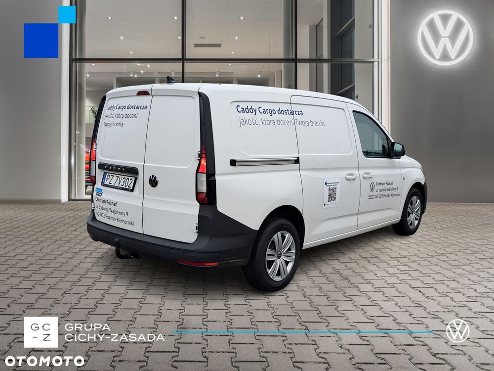 Volkswagen Caddy Maxi Cargo;    2,0 l TDI EU6 SCR 122 KM / skrzynia biegów: automatyczna DSG, 7-biegowa rozstaw osi: 2970 mm   Rozsz. L27 - 6