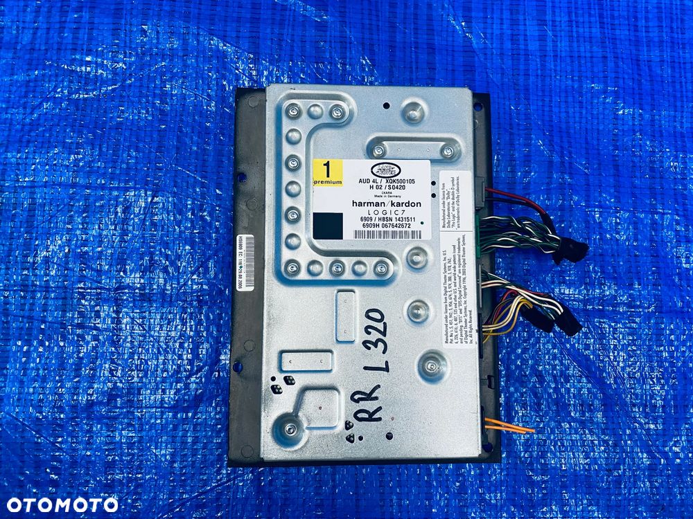 WZMACNIACZ RADIA AUDIO HARMAN LAND RANGE ROVER DISCOVERY III SPORT L320 2005- ; HS6909 XQK500105 ORYGINAŁ - 5
