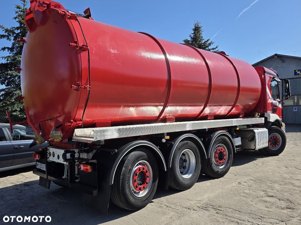 Mercedes-Benz ANTOS 3540 8x2 TYLKO 227 861 km ASENIZACYJNY SZAMBIARKA NOWA BECZKA 26m³ 1,2 i 4 OŚ SKRĘTNA POMPA JUROP RV-520 SPECJALNY - 27