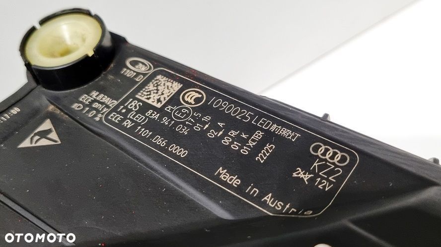 Reflektor prawy lewy full led Audi Q3 83a941034/033 komplet europa - 8