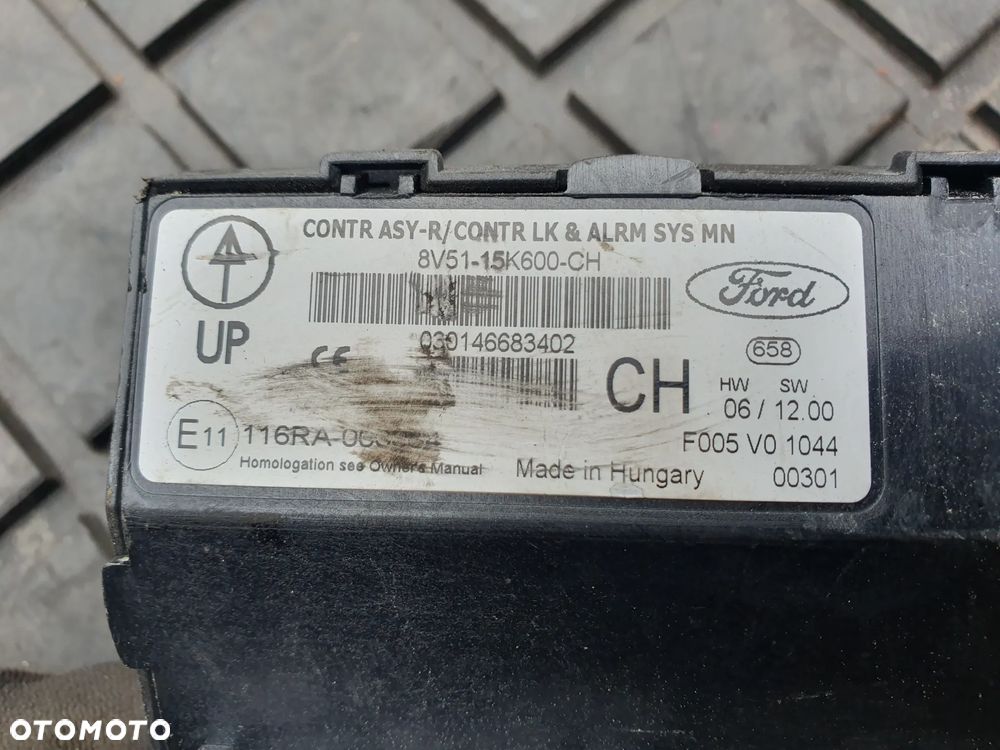FORD FIESTA MK7 MODUŁ KOMFORTU 8V51-15K600-CH - 2