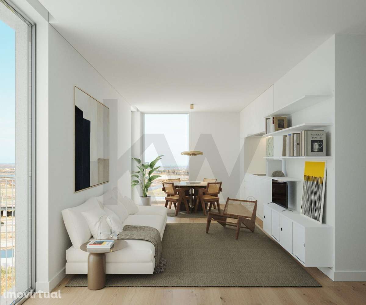 Apartamento T2 com varanda e Estacionamento para 2 carros | Último Pis - Grande imagem: 4/17