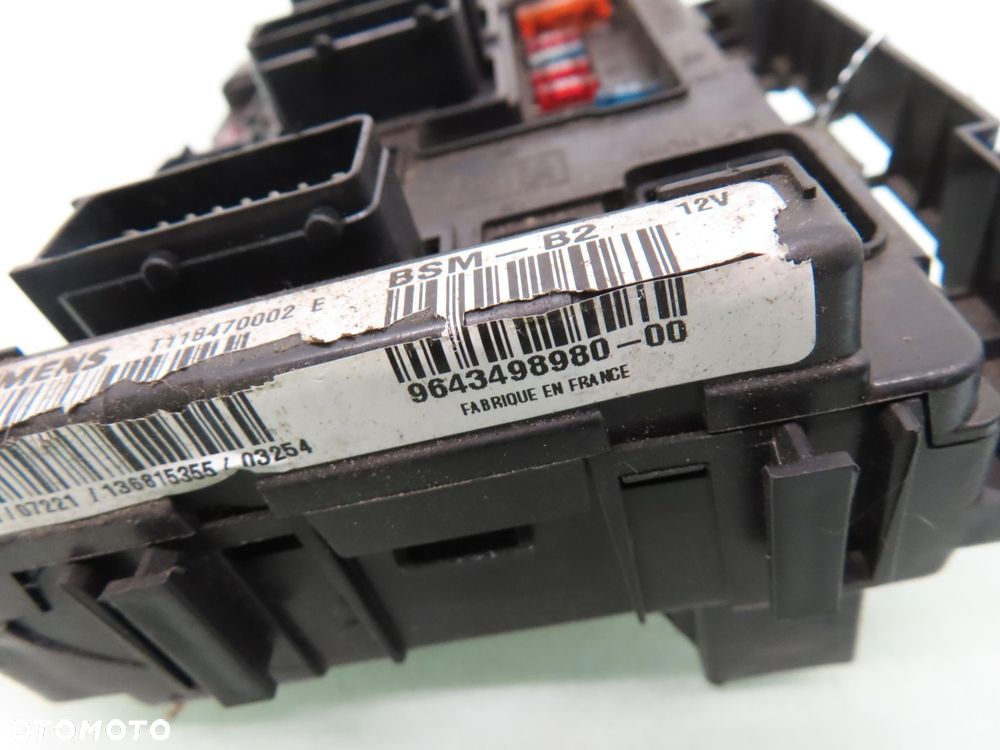 MODUŁ BSM CITROEN BERLINGO I 9643498980 T118470002E - 3
