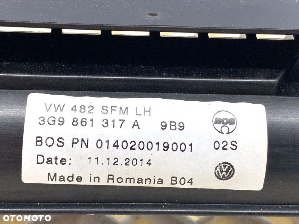 ROLETA DRZWI LEWY TYŁ  VW PASSAT B8 Variant (3G5, CB5) 2014 - 2022 2.0 TDI 110 kW [150 KM] olej - 4