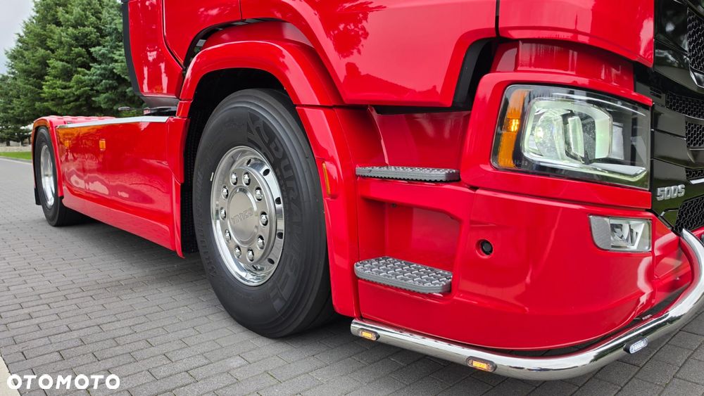 Scania //S500///2023///JEDYNE 311TYŚ KM ///RETARDER///FULL LED///ORUROWANIE/// ZABUDOWY MIĘDZYOSIOWE///ALUMINIOWE FELGI///KLIMATYZACJA POSTOJOWA/// WYŚWIETLACZ OBCIĄŻENIA///STAN BARDZO DOBRY. - 23