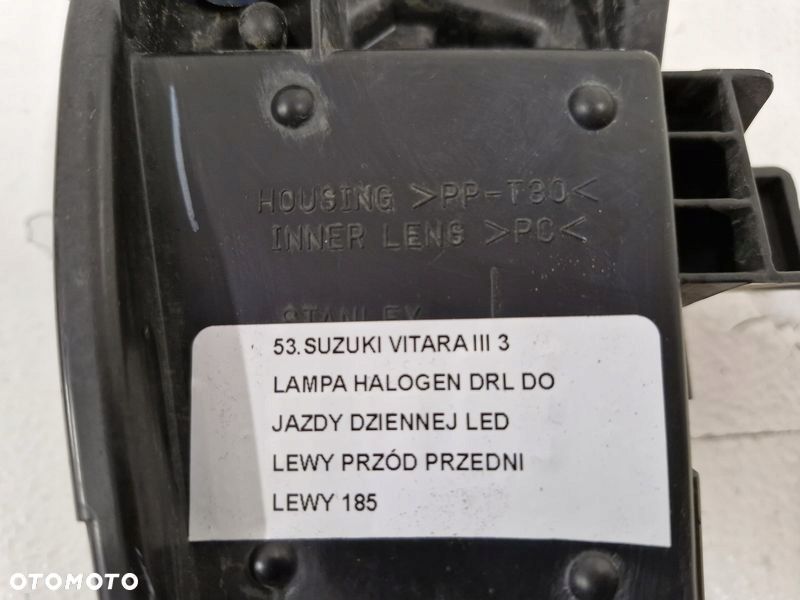 SUZUKI VITARA III 3 LAMPA HALOGEN DRL DO JAZDY DZIENNEJ LED LEWY PRZÓD - 2