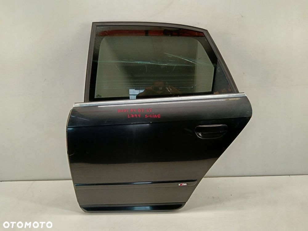 DRZWI LEWE TYLNE LEWY TYŁ AUDI A4 B7 04-08 LZ9Y S-LINE - 1